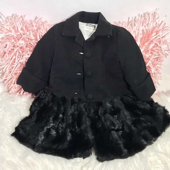 Neiman Marcus Elena faux fur coat size 2 - Picture 4 of 8